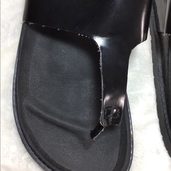 ZARA TARFALUC T STRAP BLACK FLIP FLOP / SANDAL 36 (6) - Picture 8 of 8